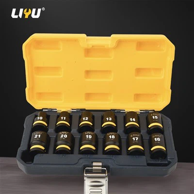 12 Píosa 12.5mm Aeroibrithe Set Muinchille Gearr