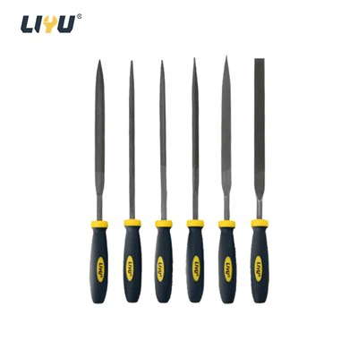 Tacar Comhaid Múnlú Comhaid Slat Snasú Cóimhiotail Feisteoir Cóimhiotail Uirlisí Snasaithe Comhad Éagsúla 3*140mm Tacar 6 Phíosa